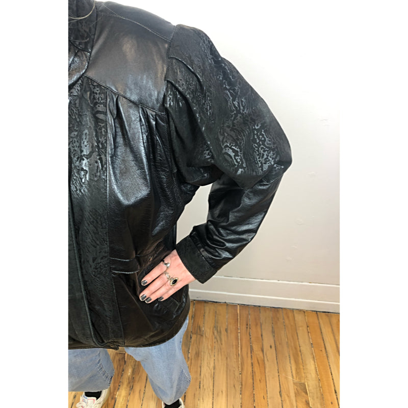 Manteau hotsell de cuir