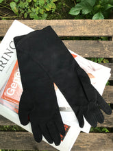 Gants de soirée noirs