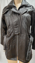 Perfecto long cuir noir
