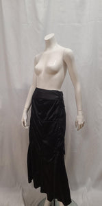 Jupe longue noire satinée Taille +