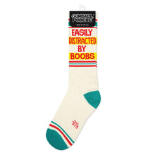 Chaussettes de sport "Facilement distrait par les seins"