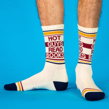 Chaussettes de sport "Hot Guys Read Books"