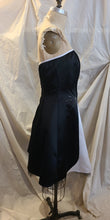Robe de bal noire et blanche