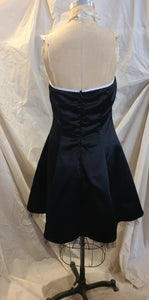 Robe de bal noire et blanche
