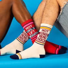 Chaussettes de sport "Hot Guys Read Books"