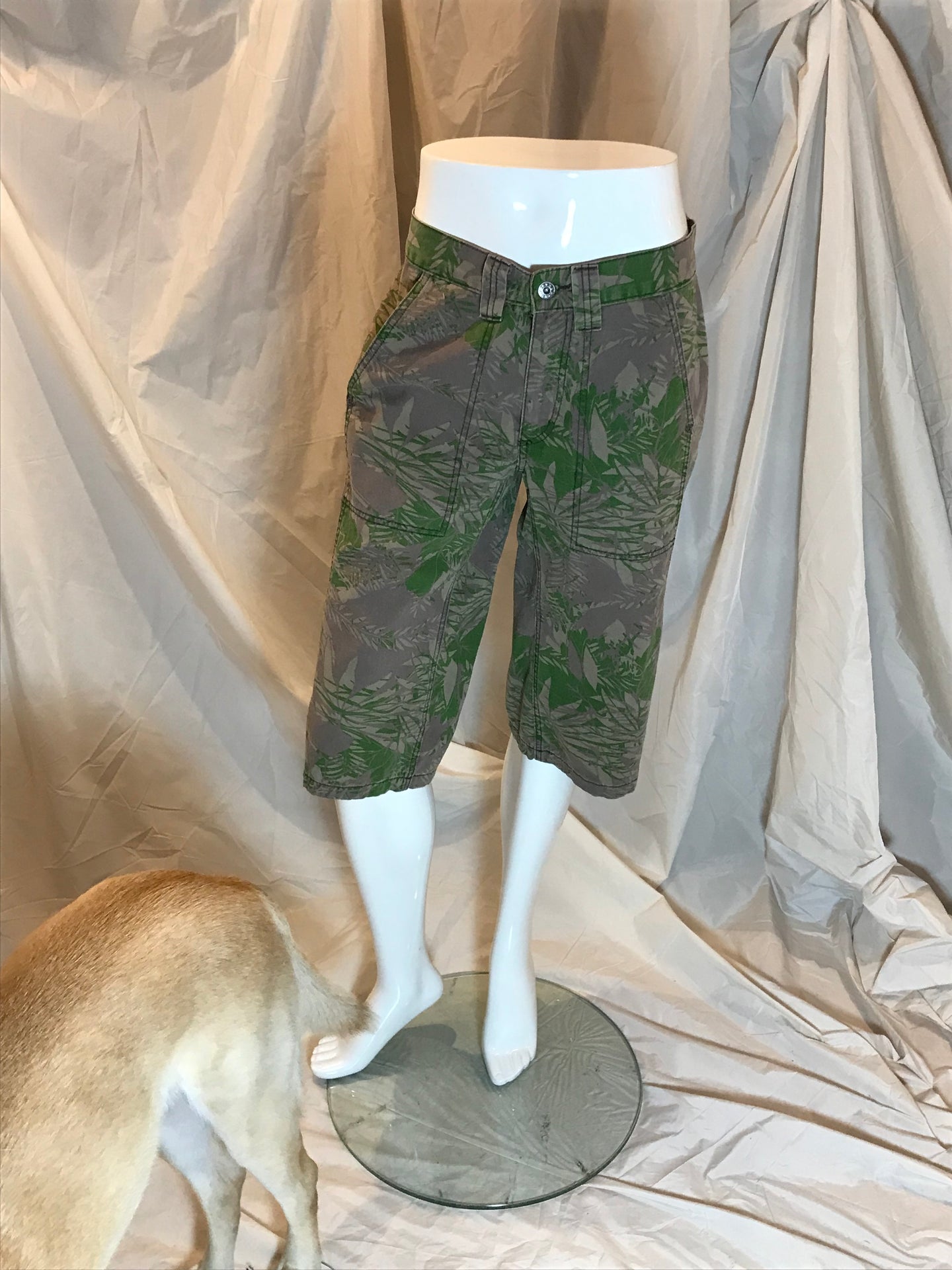 Bermudas long jungle camo