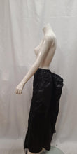 Jupe longue noire satinée Taille +