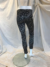 Pantalon cigarette effet tapisserie