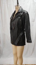 Perfecto long cuir noir