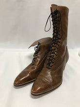Bottillons de cuir brun