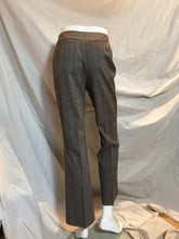 Pantalons à carreaux brun/rose
