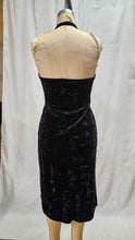 Robe halter velours froissé