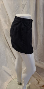 Short coton noir