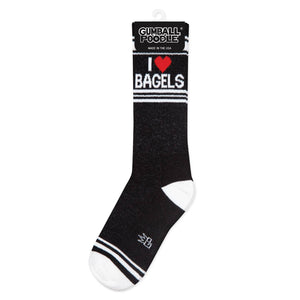 Chaussettes I ❤️ Bagels Gym Crew