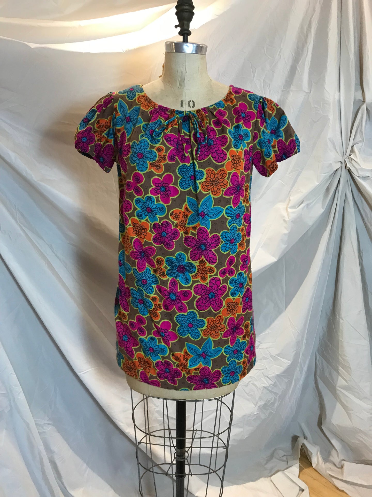 Mini robe sixties fleurie