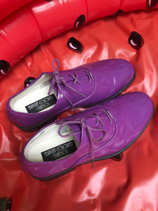Chaussure vinyle mauve