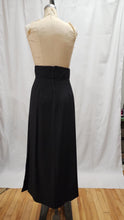 Jupe longue noire taille ultra haute
