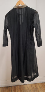 Robe de lin manches longues