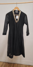 Robe de lin manches longues
