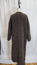 Grande veste laine marron