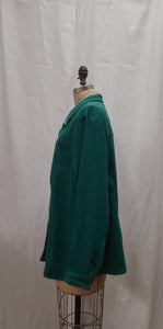 Surchemise microsuède verte Taille +
