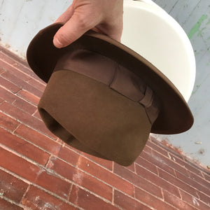 Chapeau feutre marron