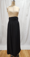 Jupe longue noire taille ultra haute
