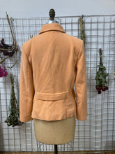 Veston de laine rose saumon