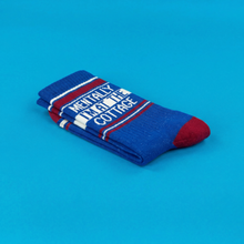 Chaussettes montantes de sport « Mentalement, je suis au chalet »