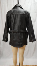 Perfecto long cuir noir