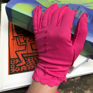 Gants fuchsia