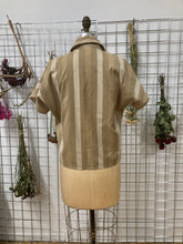 Blouse rayures beige