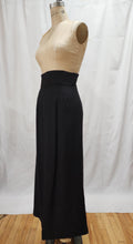 Jupe longue noire taille ultra haute