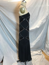 Robe de bal noire à paillette