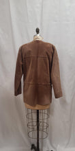 Veste de suède marron