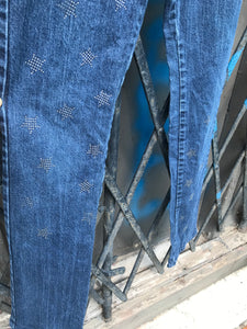 Jeans étoiles strass