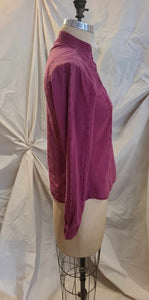Blouse coton indien framboise