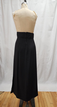 Jupe longue noire taille ultra haute