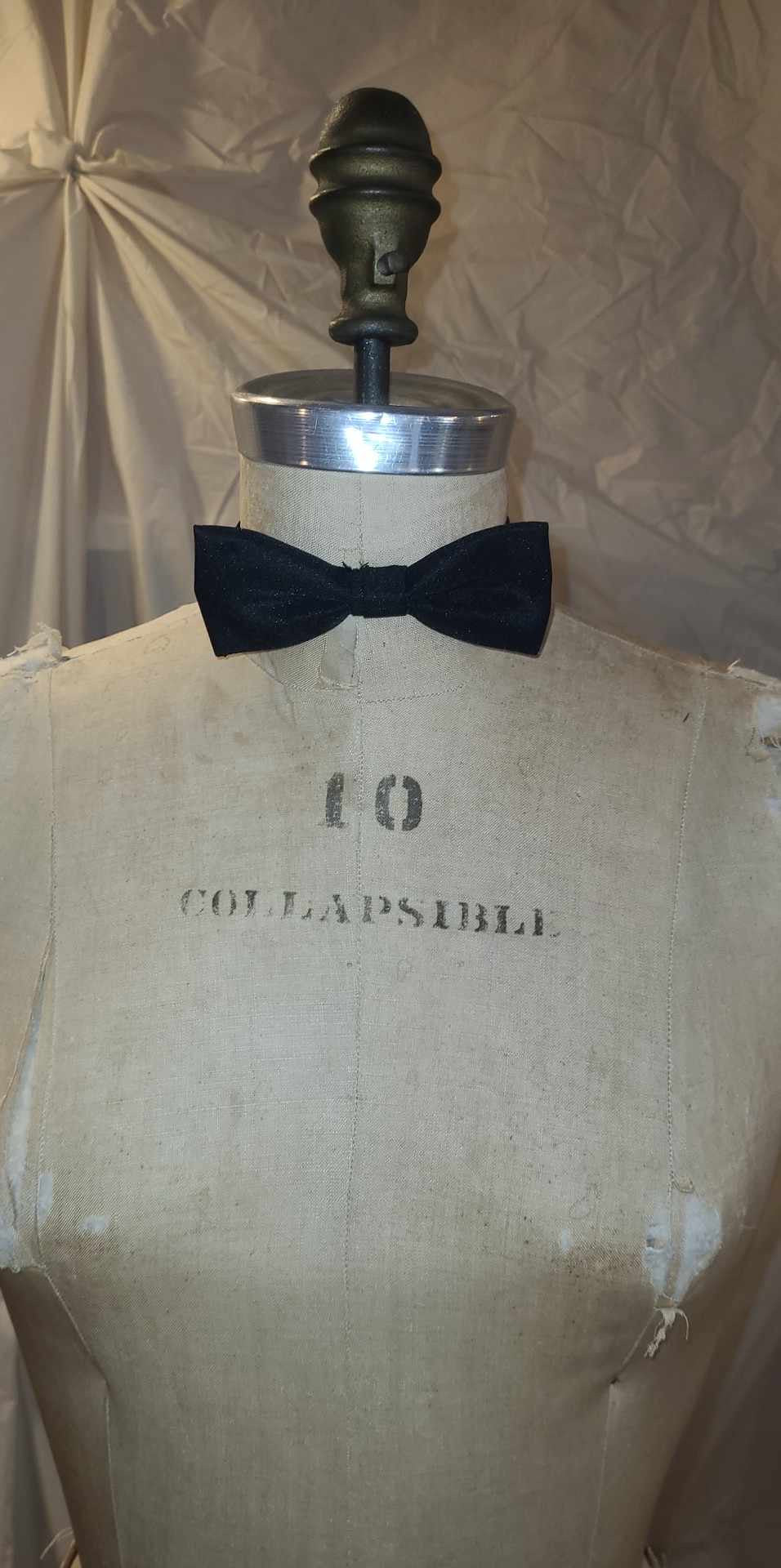 Noeud papillon noir élastique