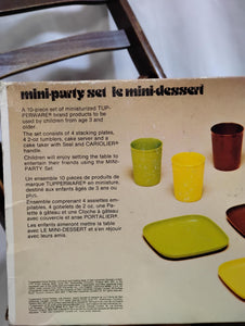 Tupperware mini-party set