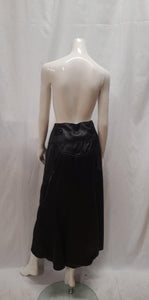 Jupe longue noire satinée Taille +