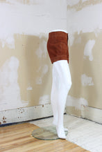 Short de suède tan