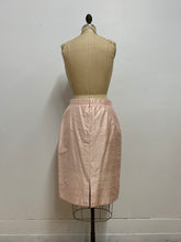 Jupe de soie rose