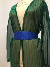 Ceinture bleue à paillettes