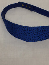 Ceinture bleue à paillettes