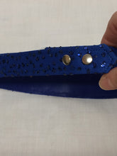 Ceinture bleue à paillettes