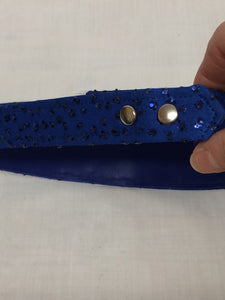Ceinture bleue à paillettes