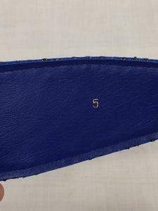 Ceinture bleue à paillettes