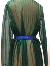 Ceinture bleue à paillettes