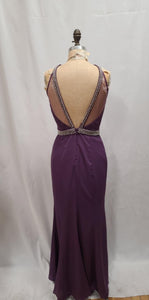 Robe de bal mauve